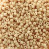 Seed Beads Round Size 11/0 28GM Opaque Pastel Frosted Apricot