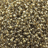 Seed Beads Round Size 11/0 28GM Bronze Lined Crystal