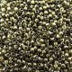 Seed Beads Round Size 11/0 28GM Gold Lined Black Diamond
