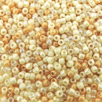 Seed Beads Round Size 11/0 28GM Mix - Sandy Beach Mix