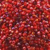 Seed Beads Round Size 11/0 28GM Red Medley Mix