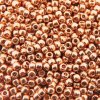 Seed Beads Round Size 11/0 28GM PermaFinish Galvanized Rose Gold