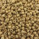 Seed Beads Round Size 11/0 28GM PermaFinish Galvanized Matte Gld
