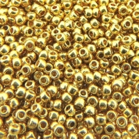 Seed Beads Round Size 11/0 28GM PermaFinish Galvanized Starlight