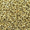 Seed Beads Round Size 11/0 28GM PermaFinish Galvanized Yllw Gold