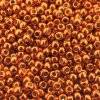 Seed Beads Round Size 11/0 28GM PermaFinish Galvanized Saffron