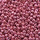 Seed Beads Round Size 11/0 28GM PermaFinish Galvanized Hot Pink