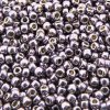 Seed Beads Round Size 11/0 28GM PermaFinish Galvanized Lilac