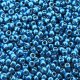 Seed Beads Round Size 11/0 28GM PermaFinish Galvanized Cobalt