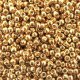 Seed Beads Round Size 11/0 28GM PermaFinish Galvanized Old Gold