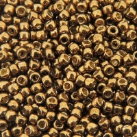 Seed Beads Round Size 11/0 28GM PermaFinish Galvanized Bronze