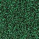 Toho Round Seed Beads Size 15/0 Silver Lined Green Emerald 8GM