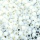 Toho Seed Beads Round Size 6/0 26GM Silver Lined Milky White