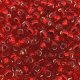 Toho Seed Beads Round Size 6/0 26GM Silver Lined Ruby Red