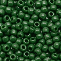 Toho Seed Beads Round Size 6/0 26GM Opaque Pine/Forest Green