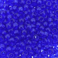 Toho Seed Beads Round Size 6/0 26GM Transparent Cobalt
