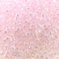 Seed Beads Round Size 8/0 28GM TR Rainbow Pink
