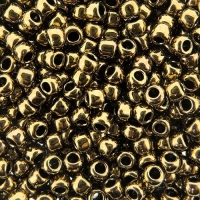Seed Beads Round Size 8/0 Antique Bronze 28GM 8-223
