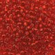 Seed Beads Round Size 8/0 Silver Lined Siam Red 28GM 8-25B