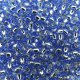 Seed Beads Round Size 8/0 28GM Silver Lined Light Sapphire