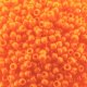 Seed Beads Round Size 8/0 Opaque Orange 28GM 8-42D