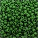Seed Beads Round Size 8/0 Opaque Shamrock Green 28GM