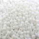 Seed Beads Round Size 8/0 28GM Opaque Matte RB White