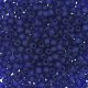Seed Beads Round Size 8/0 28GM Transparent Frosted Cobalt