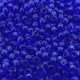 Seed Beads Round Size 8/0 28GM Transparent Cobalt Blue