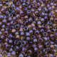 Seed Beads Round Size 8/0 IC Lt Topaz/Opaque Purple Lined 28GM