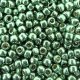 Seed Beads Round Size 8/0 PermaFinish Galvanized Jade Green 28GM