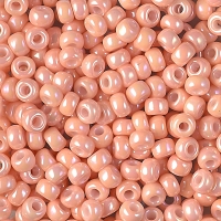 Miyuki Round Seed Beads 6/0 Opaque Peach Luster 20GM