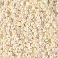 Miyuki Round Seed Beads Size 11/0 Ivory Pearl Ceylon AB 24GM