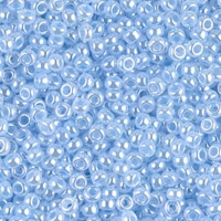 Miyuki Round Seed Beads Size 11/0 Light Blue Ceylon 24GM