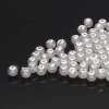 Czech Glass Pearls Round 2mm 150pcs/str White