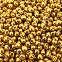 Miyuki Drop Beads 2.8mm 9GM Duracoat Galvanized Gold
