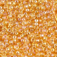 Miyuki Round Seed Beads Size 11/0 Light Gold AB 24GM
