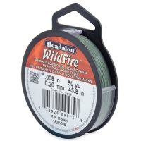 Beadalon Wildfire Beading Thread .008 Inch - 50 Yd Green