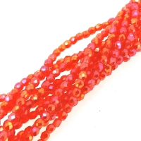 Fire Polished Faceted 2mm Round Beads 50pcs - LS Iris Hyacinth