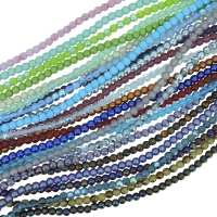 10 Strands Czech Druk Round Glass Beads 4mm - Asst Colors 1000pc