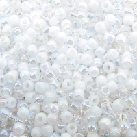 Seed Beads Round Size 11/0 28GM Mix - Glistening Snow Mix
