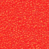 Toho Round Seed Beads Size 15/0 Opaque Sunset Orange 8GM