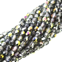 Fire Polished Faceted 4mm Round Beads 100pcs - Vitrial Medium