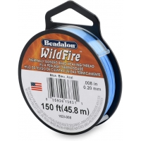 Beadalon Wildfire Beading Thread .008 Inch - 50 Yd Blue