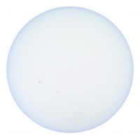 Lunasoft Lucite Cabochon 24mm Round Chalk White Unfoiled