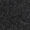 Miyuki Square Seed Beads 1.8mm, Opaque Black 8.2GM
