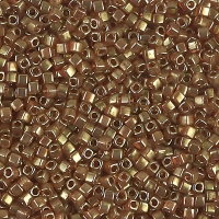 Miyuki Square Seed Beads 1.8mm, Topaz Gold Luster 8.2GM