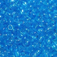 Seed Beads Round Size 11/0 28GM TR Dark Aquamarine