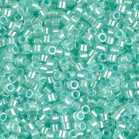 DB1707 Miyuki Delica Seed Beads 11/0 Mint Pearl Lnd Glazier Blue