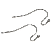 Stainless Steel Hook Earwires, 20pcs / 10 Pairs